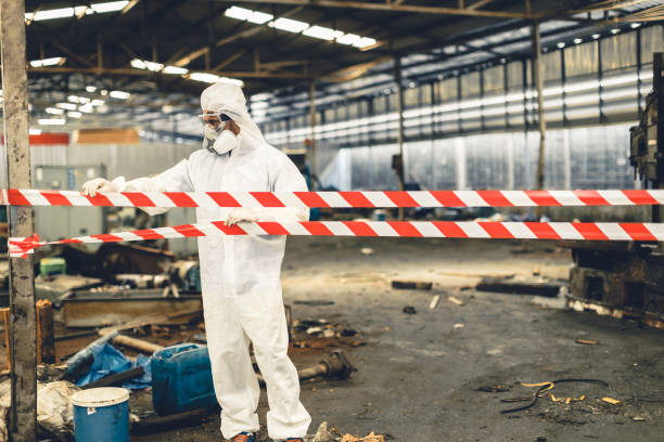 Professional Trauma Scene Cleanup technician working in Mentone, CA